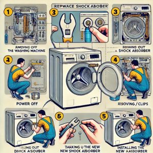 لرزش زیاد لباسشویی